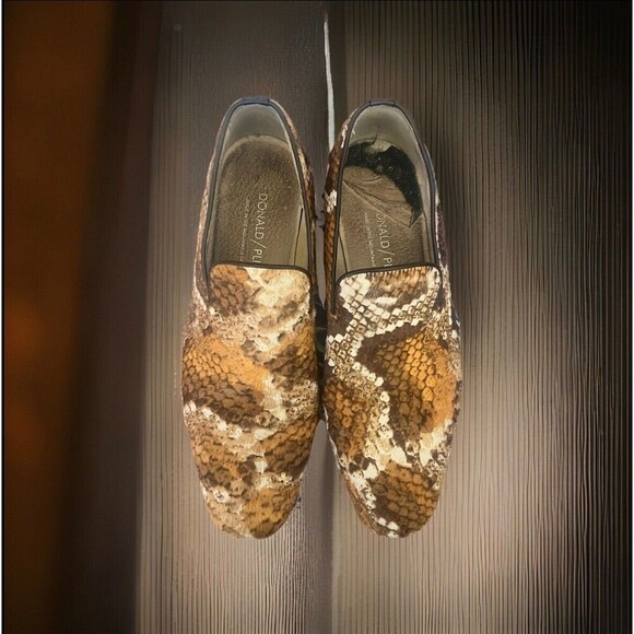 Donald J Pliner Calf Skin Pazano-HK Luxe Statement Loafer SZ 8.5 - Picture 4 of 5